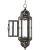 Victorian Hanging Candle Lantern - 13 inches