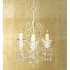 Shabby Chic Scroll Candle Chandelier