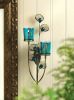 Peacock Feathers Candle Wall Sconce