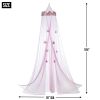 Pink Princess Crown Bed Canopy