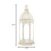 Vintage-Look Distressed Candle Lantern - 16 inches