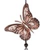 Butterfly and Heart Wind Chimes - 31.5 inches