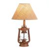 Vintage-Look Camping Lantern Table Lamp