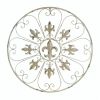 Distressed-Look Fleur de Lis Wall Decor