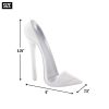 Sparkly High Heel Shoe Phone Holder - White