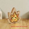 1pc, Creative Wooden Crafts Owl Squirrel Ornaments, Wooden Animal Maple Leaf Acorn Home Decoration, Suitable For Office Decoration, Bedroom Decoration