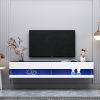 180 Wall Mounted Floating 80 TV Stand with 20 Color LEDs - Default