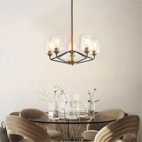 Modern American hanging chandelier -5 bulbs -E26 lamp holder - Default