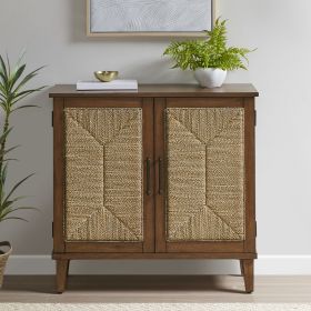 Seagate Handcrafted Seagrass 2-Door Accent chest - as Pic