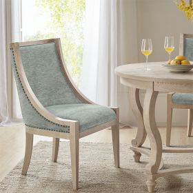 Elmcrest Upholstered Dining Chair with Nailhead Trim - as Pic