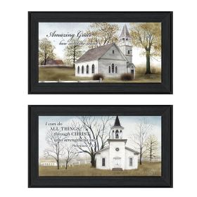 Trendy Decor 4U "Amazing Grace" Framed Wall Art; Modern Home Decor Framed Print for Living Room; Bedroom & Farmhouse Wall Decoration by Billy Jacobs -