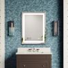 Frameless Rectangular LED Light Bathroom Vanity Mirror - 24*32