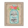 "You're Home Now" By Deb Strain; Printed Wall Art; Ready To Hang Framed Poster; Beige Frame - as Pic