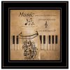 "Music" by Robin-Lee Vieira; Ready to Hang Framed Print; Black Frame - as Pic