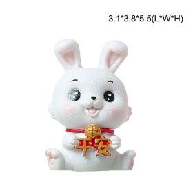 Chinese Lucky Wealth Waving Cat Gold Waving Hand Cat Home Decor Welcome Waving Cat Sculpture Statue Decor Car Ornament - Lucky 1 - S