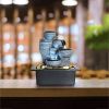 10inches Desktop Water Fountain Submersible Pump Indoor Decoration for Office Home - 10inches