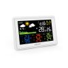 WIRELESS COLOR WEATHER STATION WITH 3 REMOTE SENSORS - White