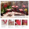 Round 2 Person - 23.6" Long Bistro Set (7 Colors Available) - Red