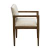 Benson Upholstered Dining Chairs with Arms (Set of 2) - as Pic