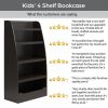 children's 4 tier bookshelf - espresso