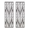 Florian Grey Laser Cut Wood 2-piece Panel Wall Decor Set - as Pic