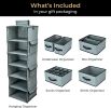 Smirly Hanging Closet Organizer & Storage Shelves - DOM-SMCLOSET