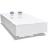 Coffee Table High Gloss White - White