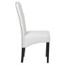 Dining PU Chair with Solid Wood Legs; 18.11&quot; L x 24.01&quot; W x 40.95&quot; H White - PP193583AAK