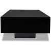 Coffee Table High Gloss Black - Black