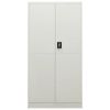 Locker Cabinet Light Gray 35.4"x15.7"x70.9" Steel - Light gray