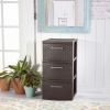 Sterilite 3 Drawer Weave Tower Plastic, Espresso, Set of 2 - Espresso