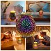 3D Fireworks Glass Wax Warmer Electric Wax Burner  - RGFirework - US