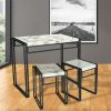 small dining table set - marble