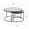 Downham Round Nestng Cocktail Tables â€šÃ„Ã¬ 2pc Set - as Pic