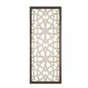 Damask Wood Panel Two-tone Geometric Wall Decor - as Pic