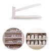 Ten Packs Shoe Rack Storage Artifact Space-saving Double-layer Adjustable Shoe Holder Shoe Cabinet Layered Partition Finishing Shoe Shelf - White