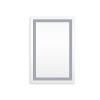 Frameless Rectangular LED Light Bathroom Vanity Mirror - 24*32