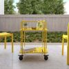 Poolside Gossip Collection, Penelope Outdoor/Indoor Cart, Gray - Yellow