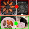 1/2pcs Air Fryer Silicone Pot; Reusable Air Fryer Liners; Silicone Air Fryer Basket; Food Safe Air Fryer Accessories - 1PCS Pink