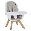 Zoodle 3-in-1 Highchair Booster Feeding Chair with Modern Design, Light Grey - Light Grey