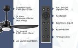 Blade LED Standard Ceiling Fan with Remote Control - Default