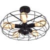 5-Light Vintage Metal Hanging Ceiling Light - as show