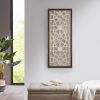 Damask Wood Panel Two-tone Geometric Wall Decor - as Pic