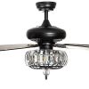 52 Mseel 5-Blade LED Ceiling Fan with Remote Control - Default