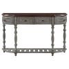 U_STYLE 52'' Modern and Contemporary Curved Console Table Sofa Entryway for - Default