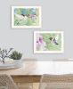 "Humming Bird 1 & 2" 2-Piece Vignette by Stellar Design Studio; Ready to Hang Framed Print; White Frame - as Pic