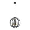 Modern American spherical chandelier -4 bulbs -E12 lamp holder - Default