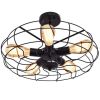 5-Light Vintage Metal Hanging Ceiling Light - as show