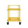 Poolside Gossip Collection, Penelope Outdoor/Indoor Cart, Gray - Yellow