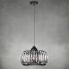 Modern Oblate Black Crystal Chandelier Fixture; Ceiling Pendant light for Living Room; Bedroom; Kitchen; Dining Room; Hallway; Adjustable Color Temper